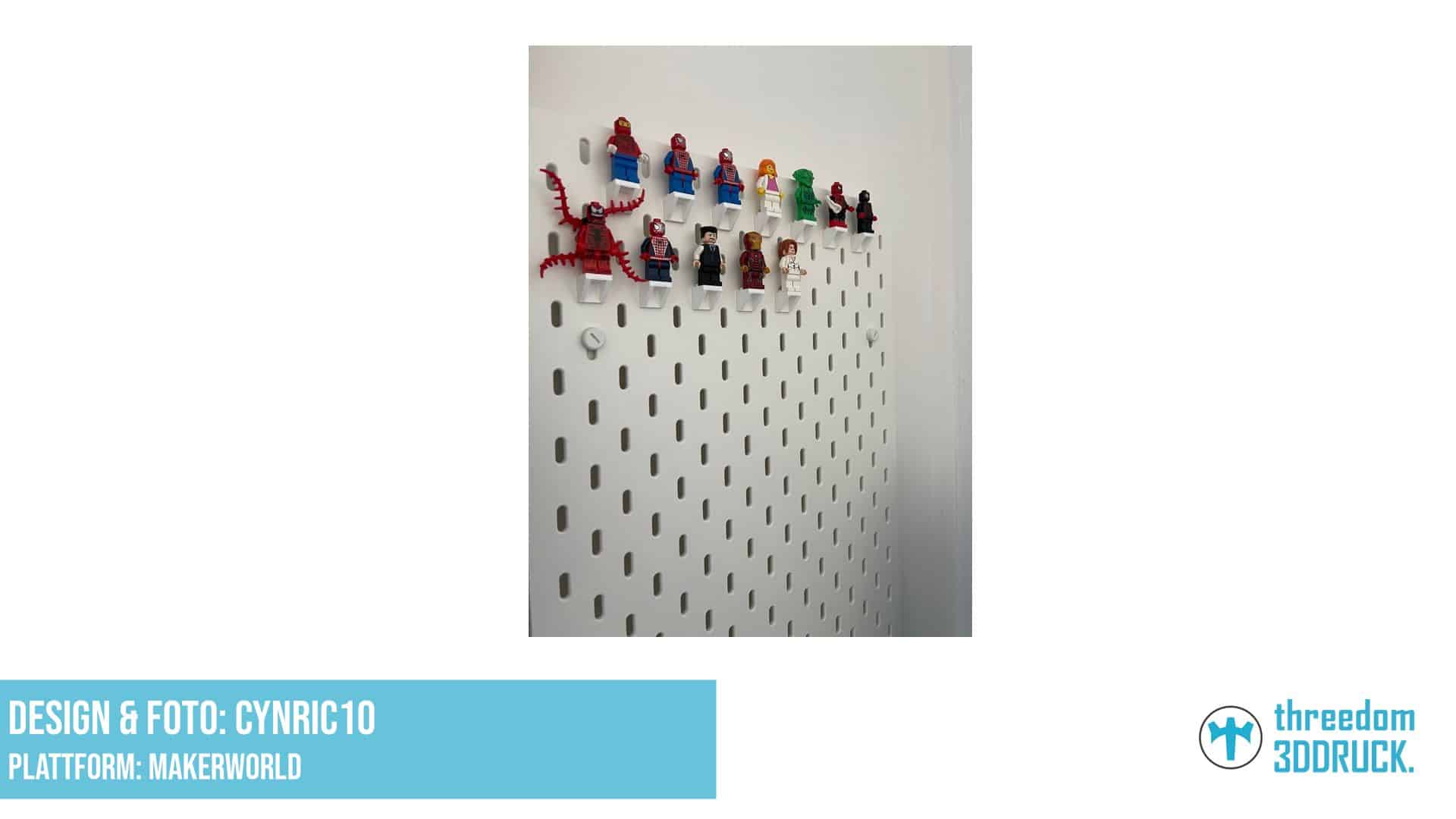 Skadis Lego Minifigurenhalter