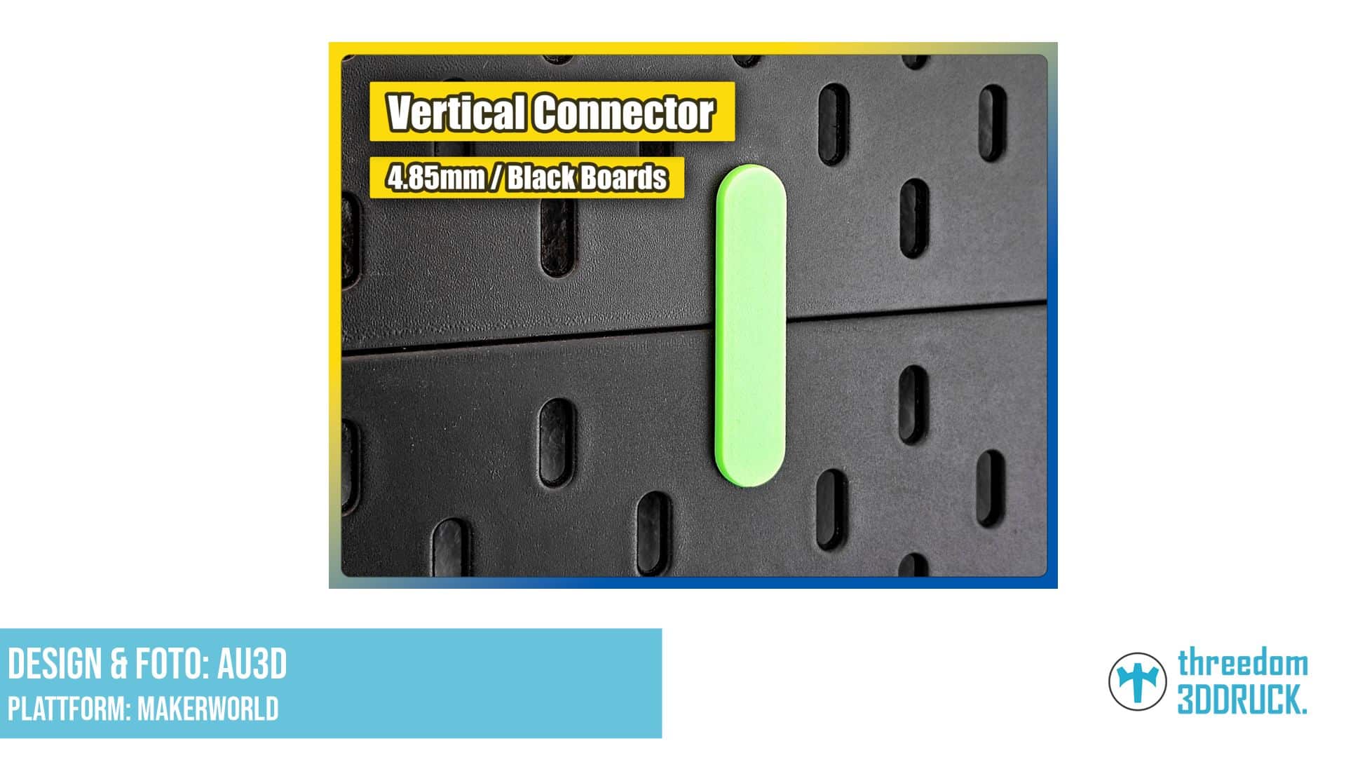 IKEA Skadis Vertikalverbinder für schwarze Bretter