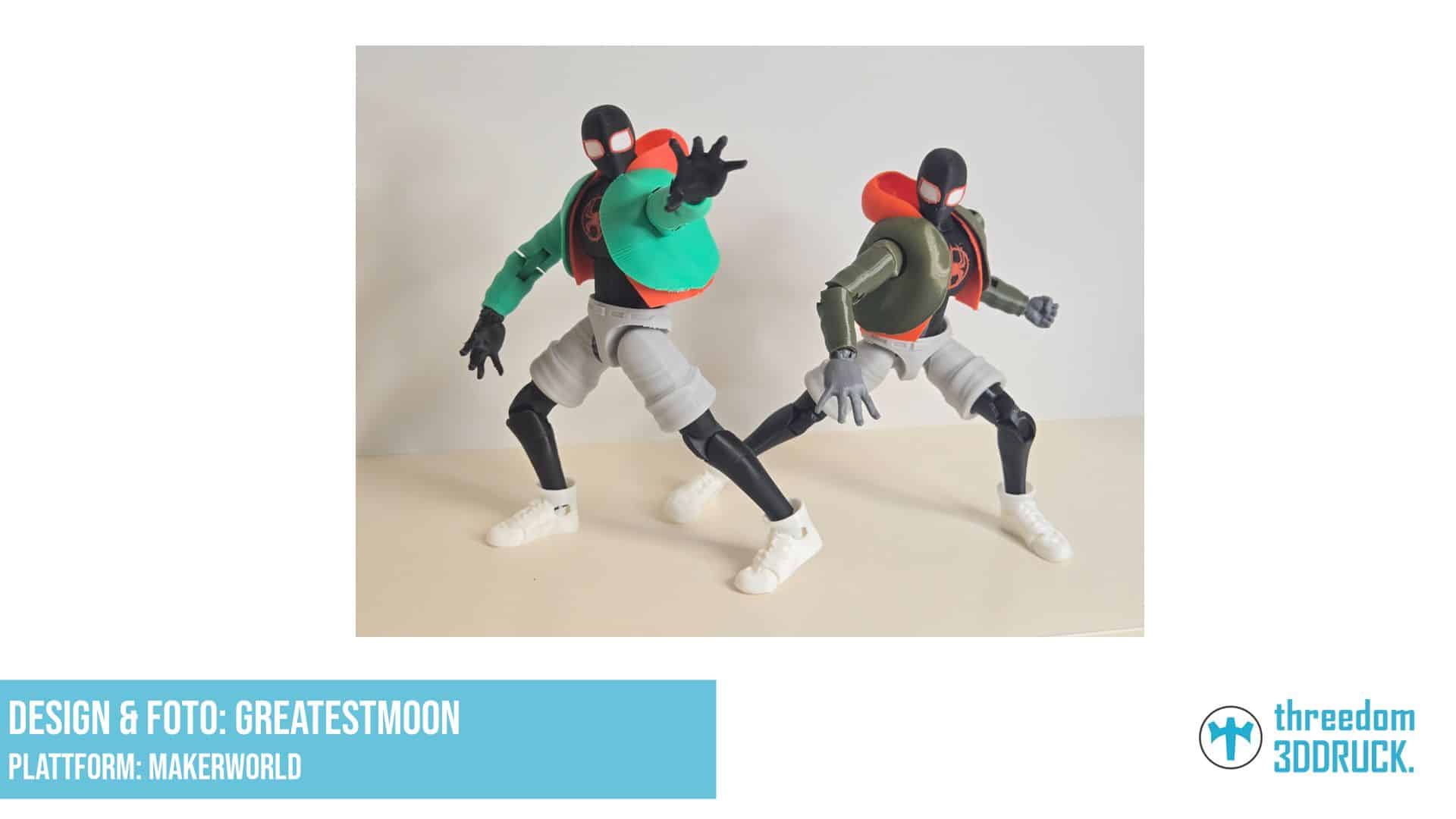 Artikulierbare Spider-Man Miles Morales Actionfigur