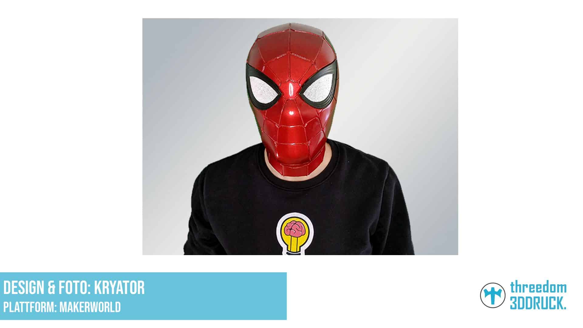 Spiderman Iron Spider Cosplay-Helm