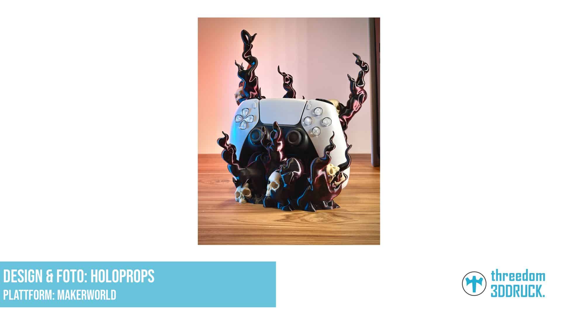 Gruseliger Controller-Ständer für PlayStation, Xbox und Switch