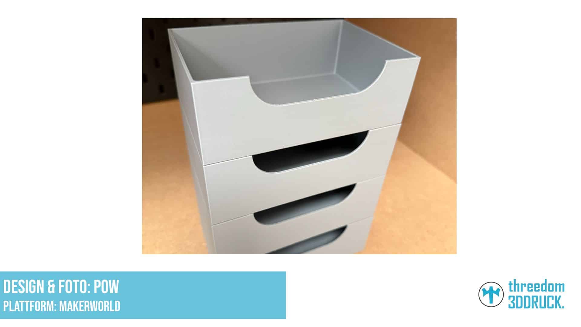 Stapelbare Aufbewahrungsbox 150x100x54mm