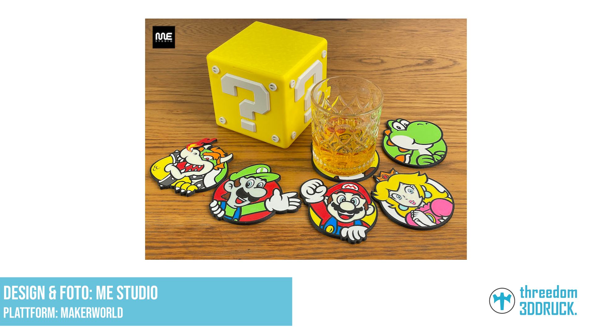 Super Mario Bowser Untersetzer