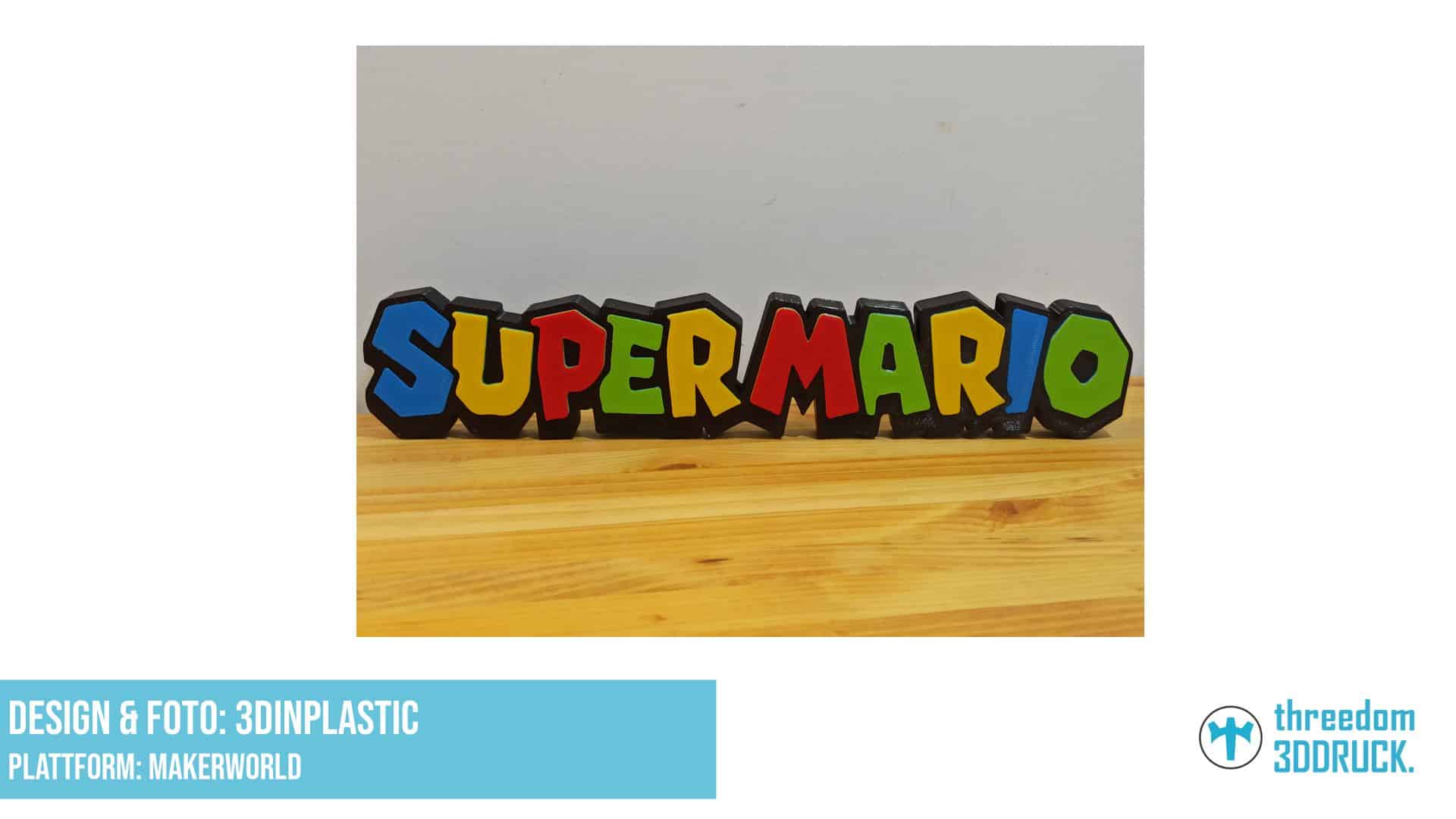 Super Mario Druckposter