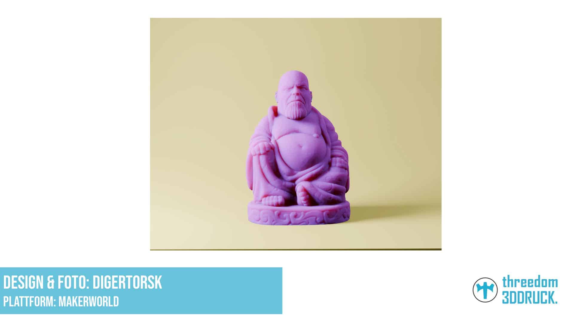 Thanos Buddha Figurine – Marvel Zen