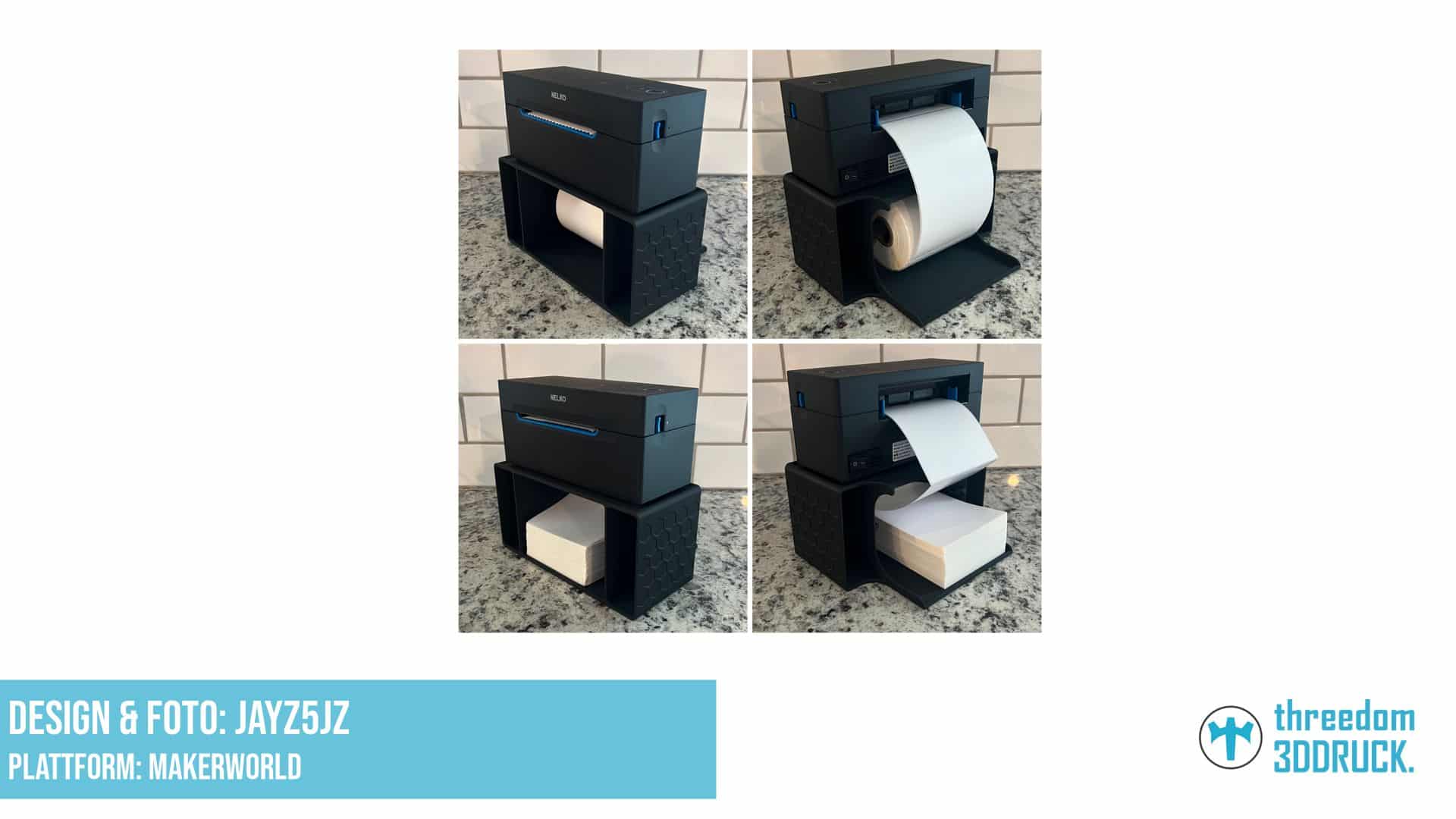 Thermodrucker-Ständer für Rollen- und Endlospapier