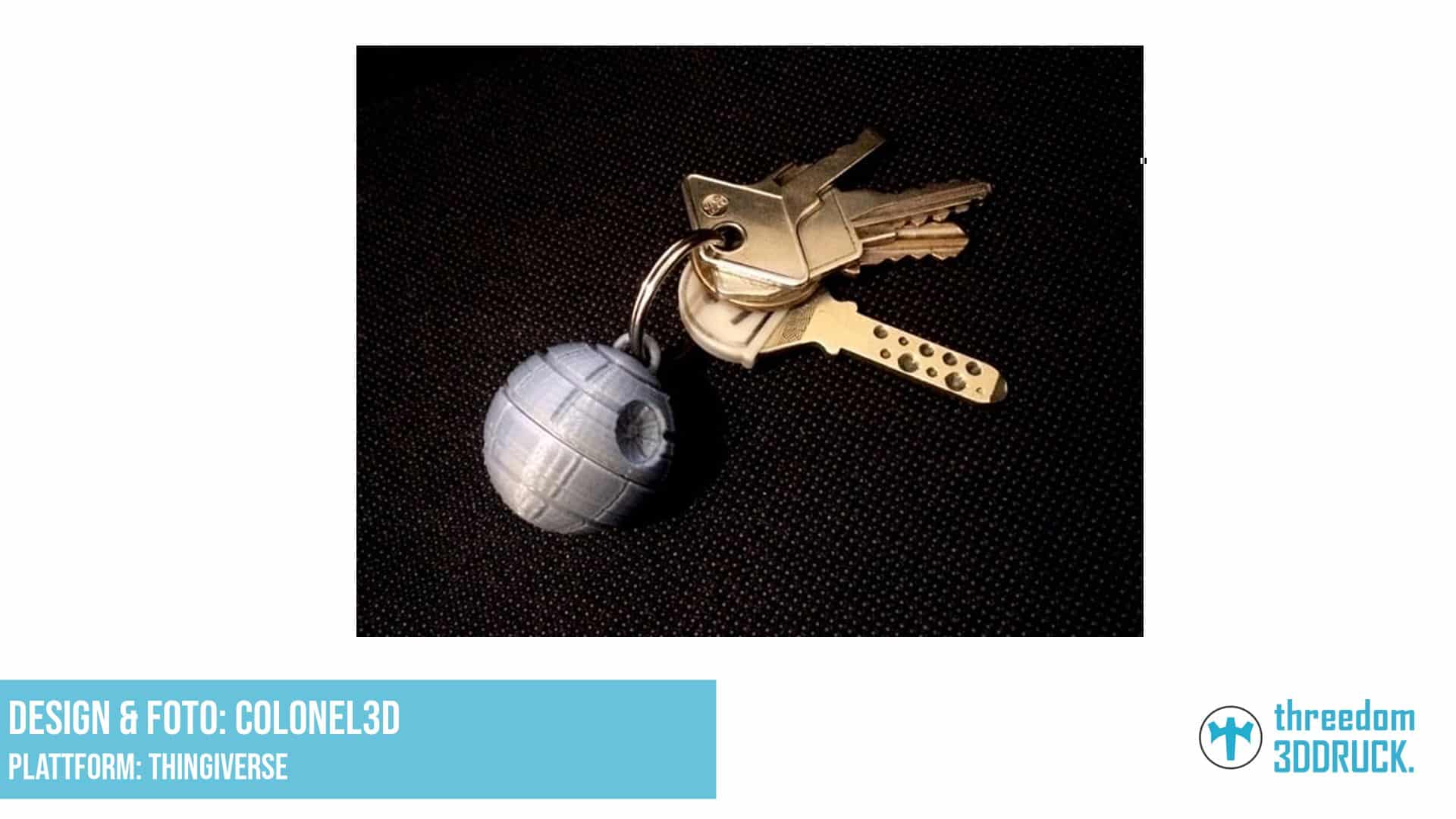 Todesstern-Schlüsselanhänger