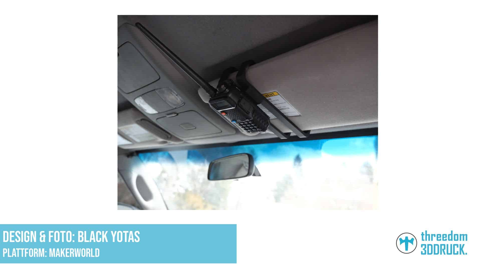 Toyota Tacoma 2nd Gen Funkgerät-Halterung für Sonnenblende