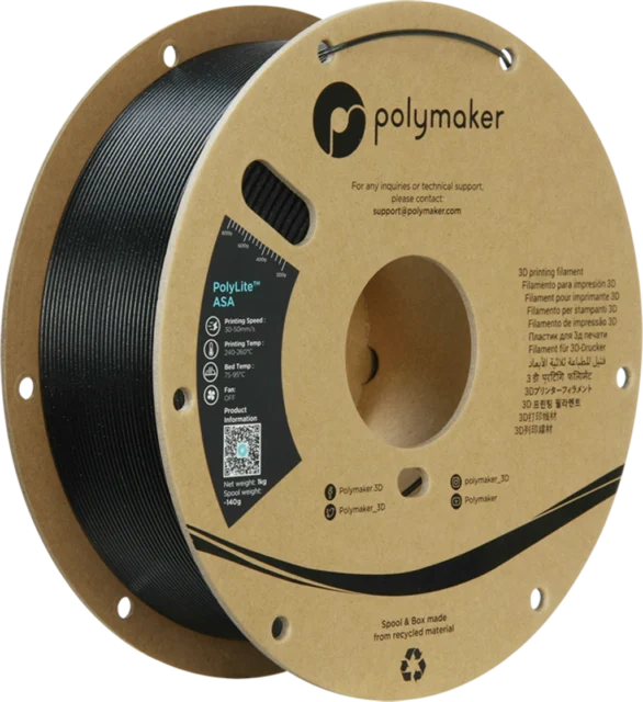 Polymaker – PolyLite ASA Galaxy Black – 1,75 mm – 1 kg