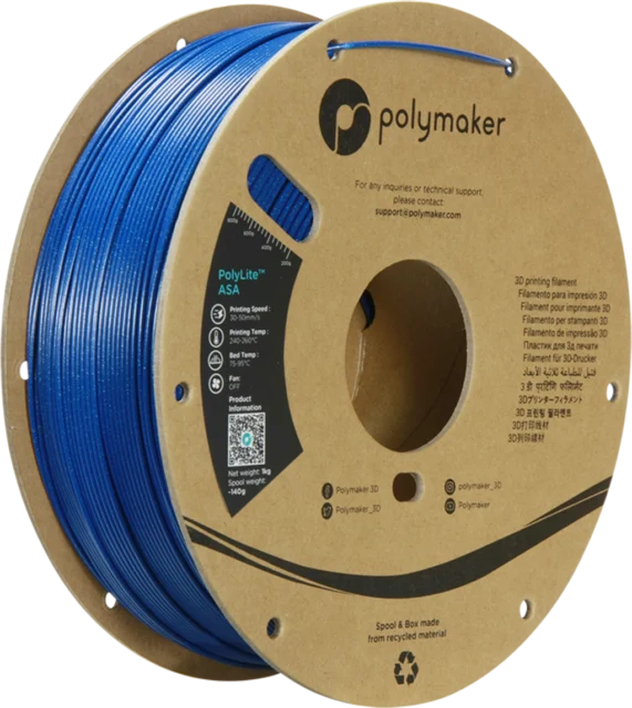 Polymaker – PolyLite ASA Galaxy Blue – 1,75 mm – 1,0 kg