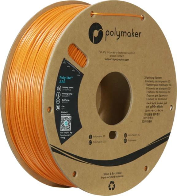 Polymaker – PolyLite ABS Galaxy Orange – 1,75 mm – 1 kg