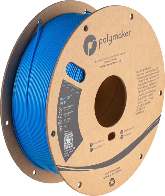 Polymaker – PETG Electric Blue – 1,75 mm – 1 kg
