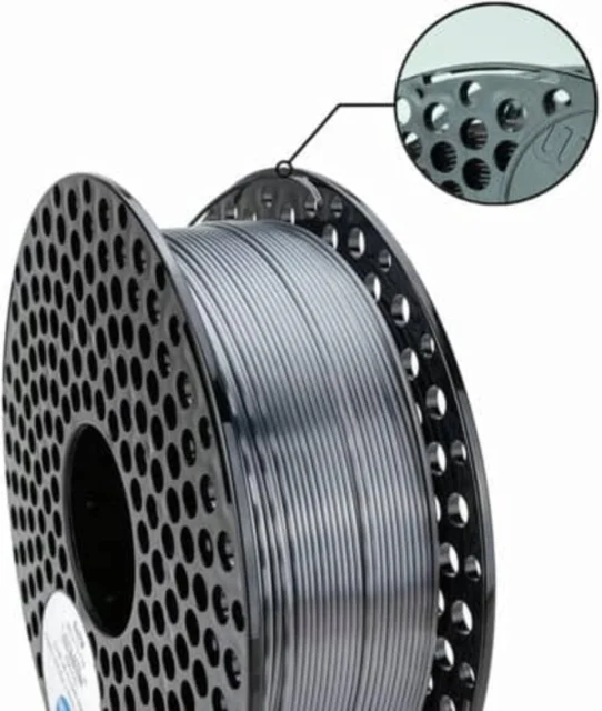 AzureFilm – PLA Silk Graphite Grey – 1,75 mm – 1,0 kg