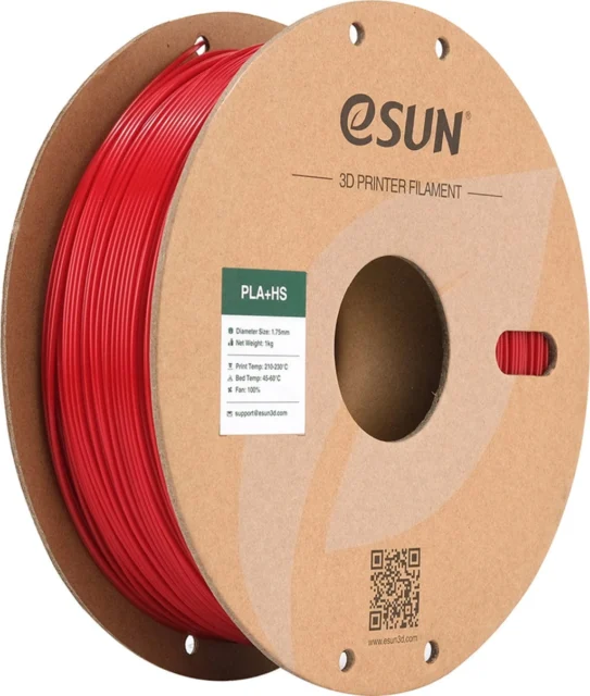 eSUN – Hochgeschwindigkeits PLA+ Feuerwehrrot – 1,75 mm – 1 kg