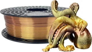 AzureFilm – PLA Silk Rainbow Amber – 1,75 mm – 1 kg