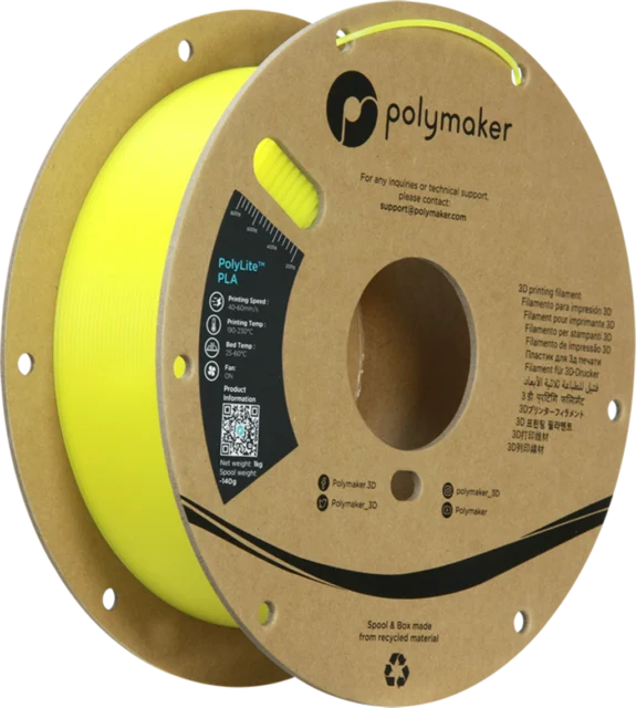 Polymaker – Nachleuchtendes PLA Gelb – 1,75 mm – 1 kg