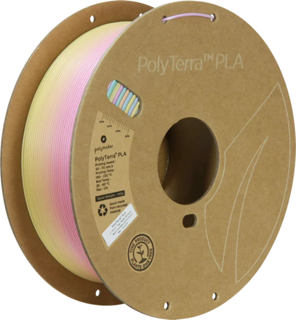 Polymaker – Panchroma PLA Gradient Matte Pastel Rainbow – 1,75 mm – 1 kg