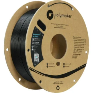 Polymaker – PolySonic PLA Pro Schwarz – 1,75 mm – 1,0 kg