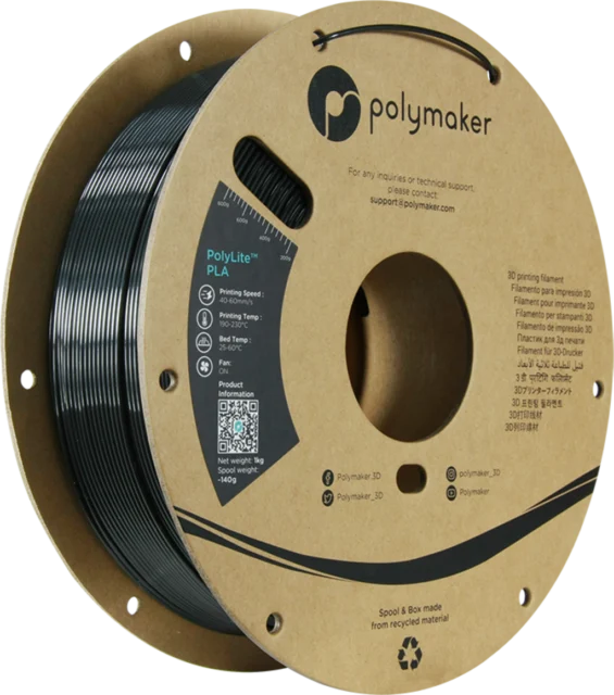 Polymaker – Panchroma PLA Silk Black – 1,75 mm – 1 kg