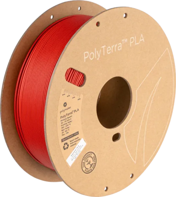 Polymaker – PolyTerra PLA Army Red – 1,75 mm – 1 kg