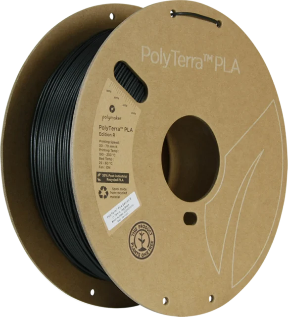 Polymaker – PolyTerra PLA Edition R Black – 1,75 mm – 1,0 kg