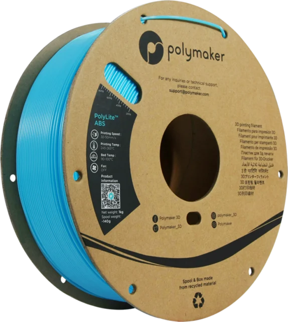 Polymaker – ABS Hellblau – 1,75 mm – 1 kg