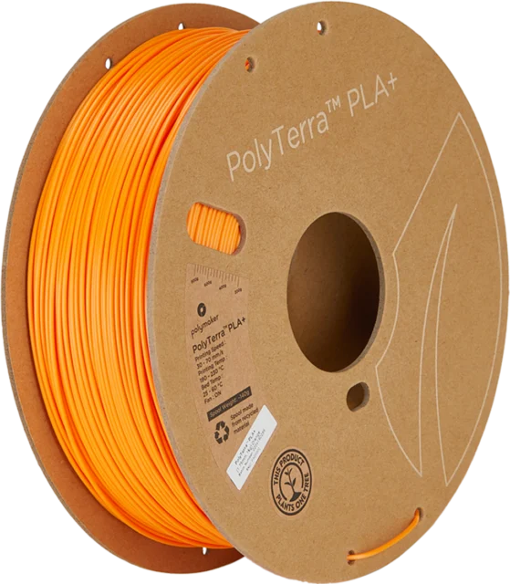 Polymaker – PolyTerra PLA+ Orange – 1,75 mm – 1 kg