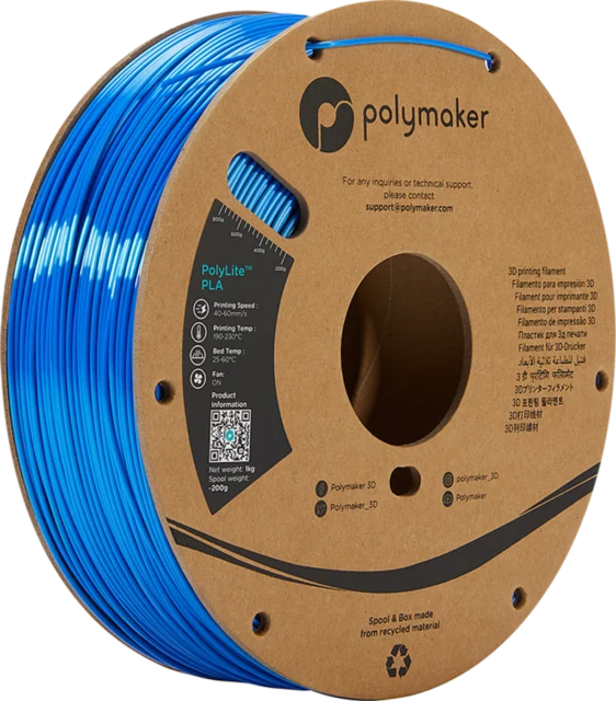 Polymaker – Panchroma PLA Silk Blue – 1,75 mm – 1 kg