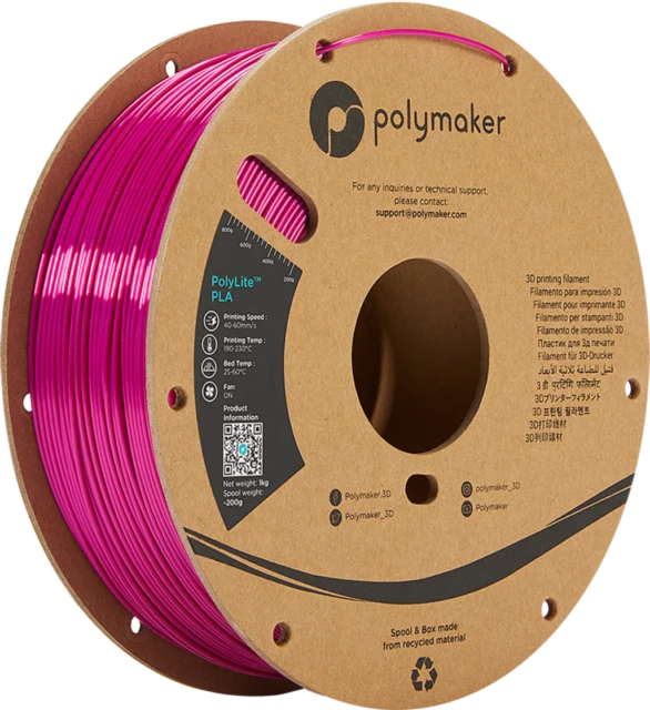 Polymaker – Panchroma PLA Silk Magenta – 1,75 mm – 1 kg