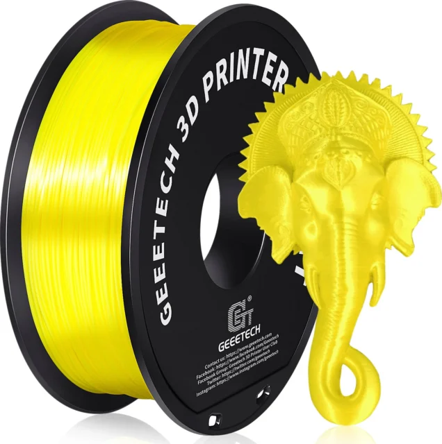 GEEETECH – PLA Silk Yellow – 1,75 mm – 1 kg