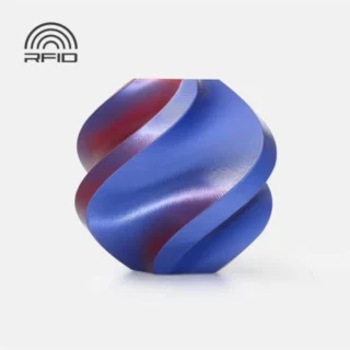Bambu Lab – PLA Silk Zweifarbig Blau-Rot – 1,75 mm – 1,0 kg