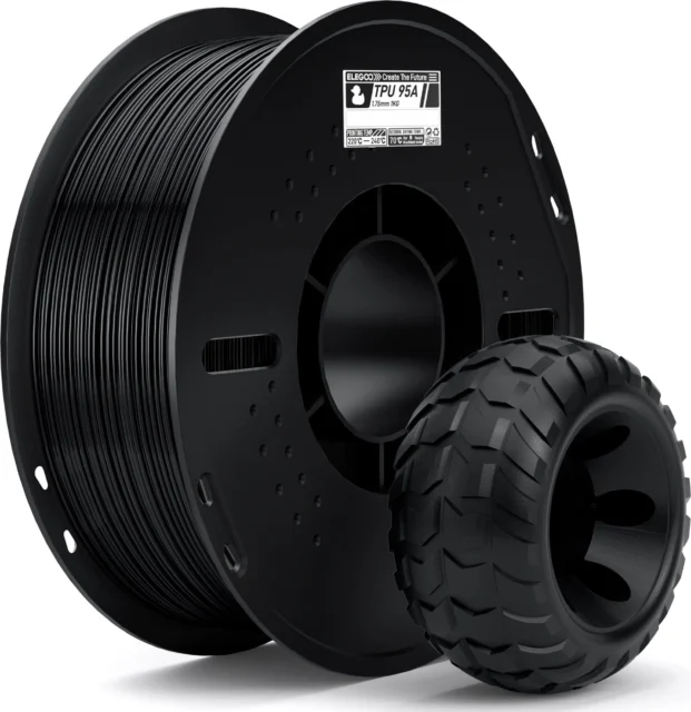 Elegoo – TPU Black – 1,75 mm – 1 kg