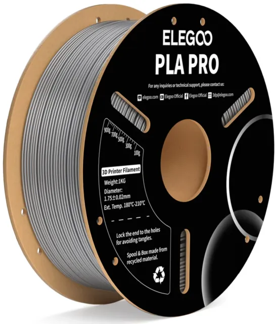 Elegoo – PLA Pro Silver – 1,75 mm – 1 kg