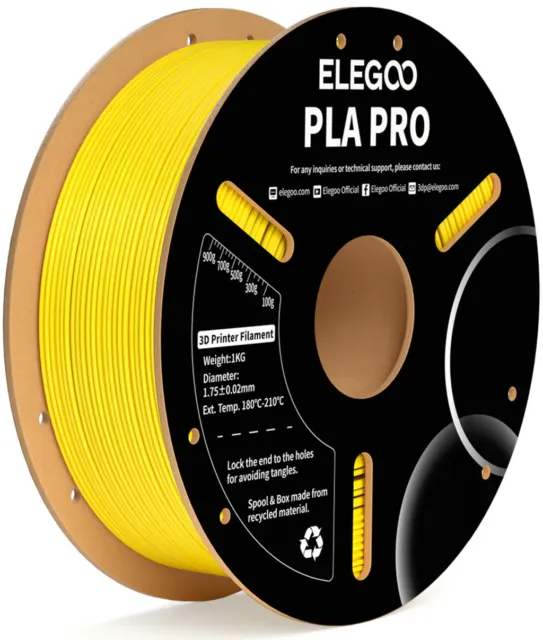 Elegoo – PLA Pro Gelb – 1,75 mm – 1 kg