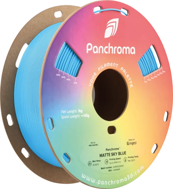 Polymaker – PLA Matte Sky Blue – 1,75 mm – 1 kg