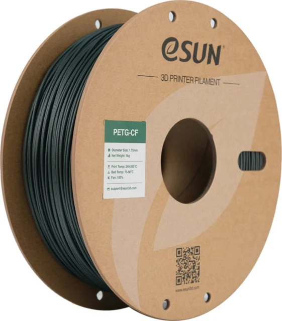 eSUN – PETG Kohlefaser Schwärzlich Grün – 1,75 mm – 1 kg