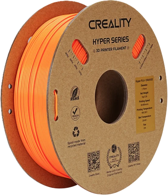 Creality – Hyper PLA Orange – 1,75 mm – 1 kg