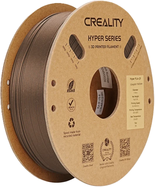 Creality – Kohlefaser PLA Graugelb – 1,75 mm – 1 kg