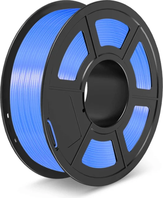 SUNLU – PLA+ Transparent Blue – 1,75 mm – 1 kg