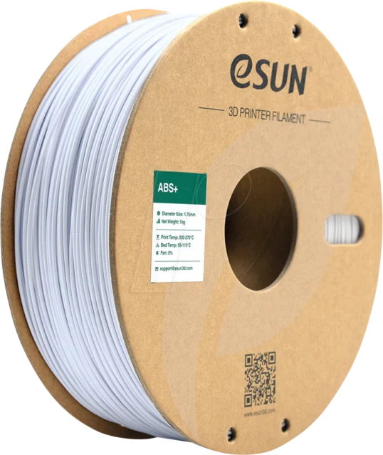 eSUN – ABS+ Kaltweiß – 1,75 mm – 1 kg
