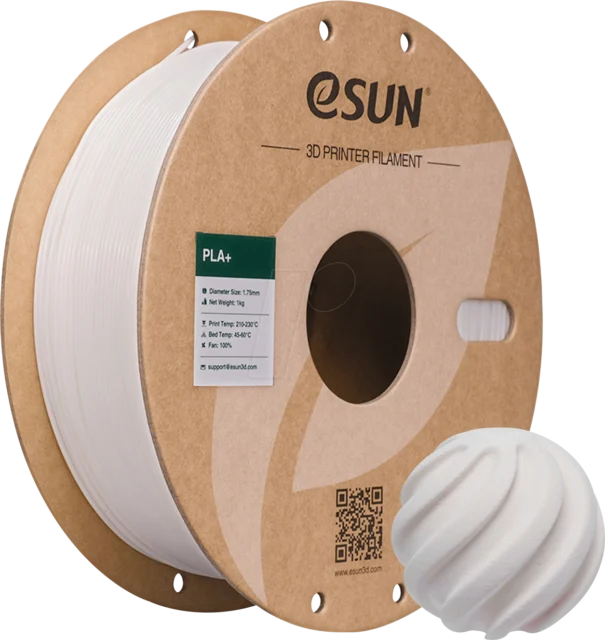 eSUN – PLA+ Weiß – 1,75 mm – 3 kg
