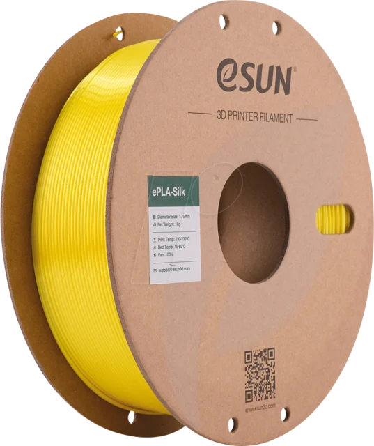 eSUN – PLA-Silk Gelb – 1,75 mm – 1 kg