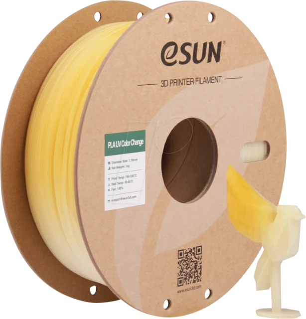 eSUN – PLA-UV Gelb – 1,75 mm – 1 kg