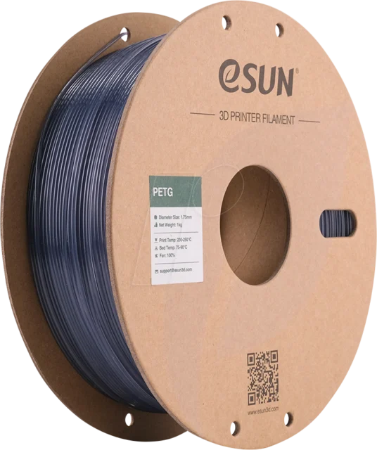 eSUN – PETG Durchscheinendes Grau – 1,75 mm – 1 kg