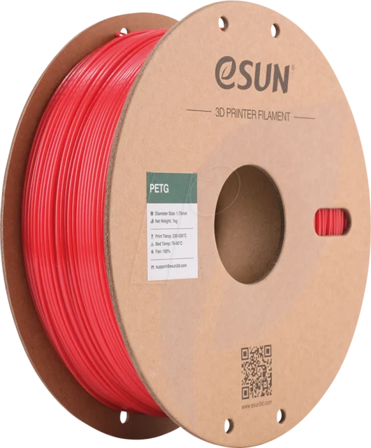 eSUN – PETG Rot – 1,75 mm – 1 kg