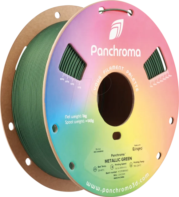 Polymaker – Panchroma PLA Metallic Green – 1,75 mm – 1 kg