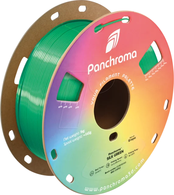 Polymaker – Panchroma PLA Silk Green – 1,75 mm – 1 kg