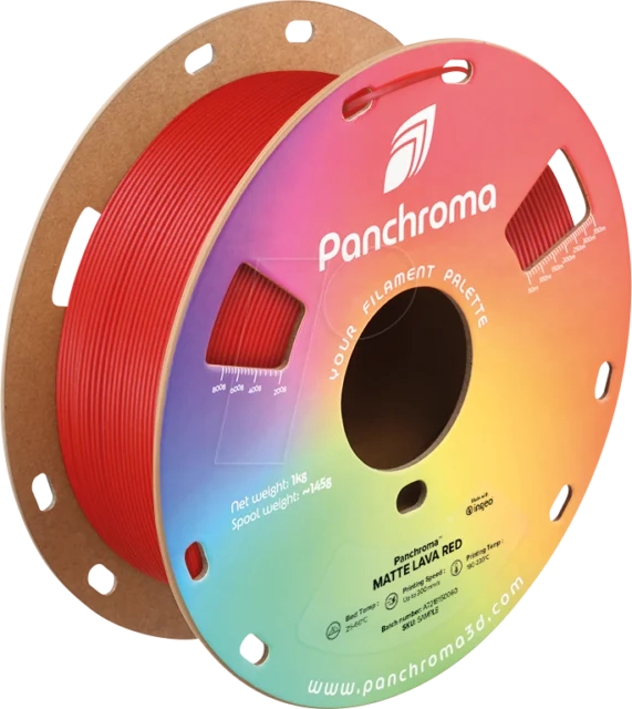 Polymaker – Panchroma PLA Matte Lava Red – 1,75 mm – 1 kg