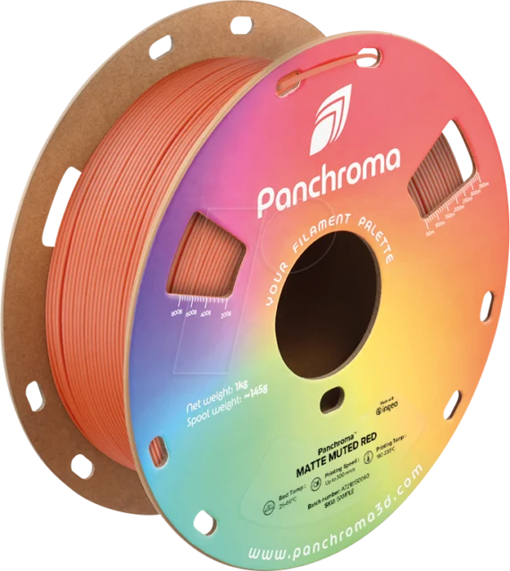 Polymaker – Panchroma PLA Matte Muted Red – 1,75 mm – 1 kg