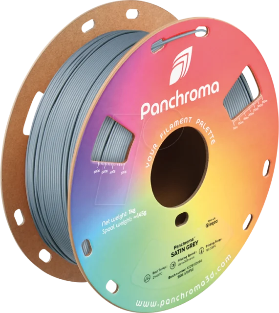 Polymaker – Panchroma PLA Satin Grey – 1,75 mm – 1 kg